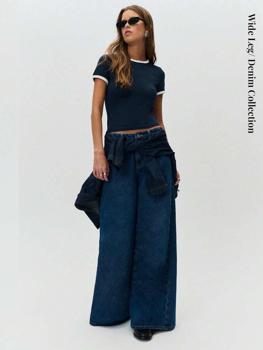 NIEBIESKIE SPODNIE JEANS