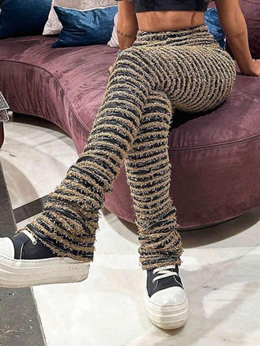 legginsy wysoki stan Struktura 