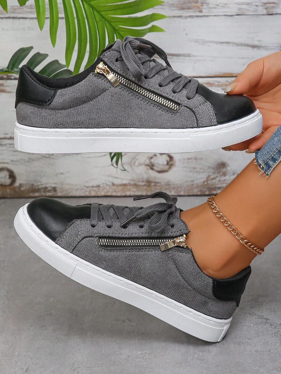 SZARE TRAMPKI casual
