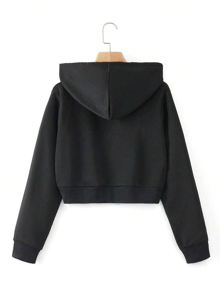 CZARNA BLUZA KAPTUR