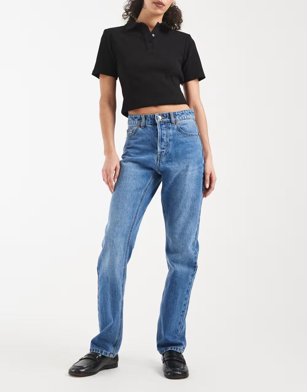 NIEBIESKIE SPODNIE JEANS