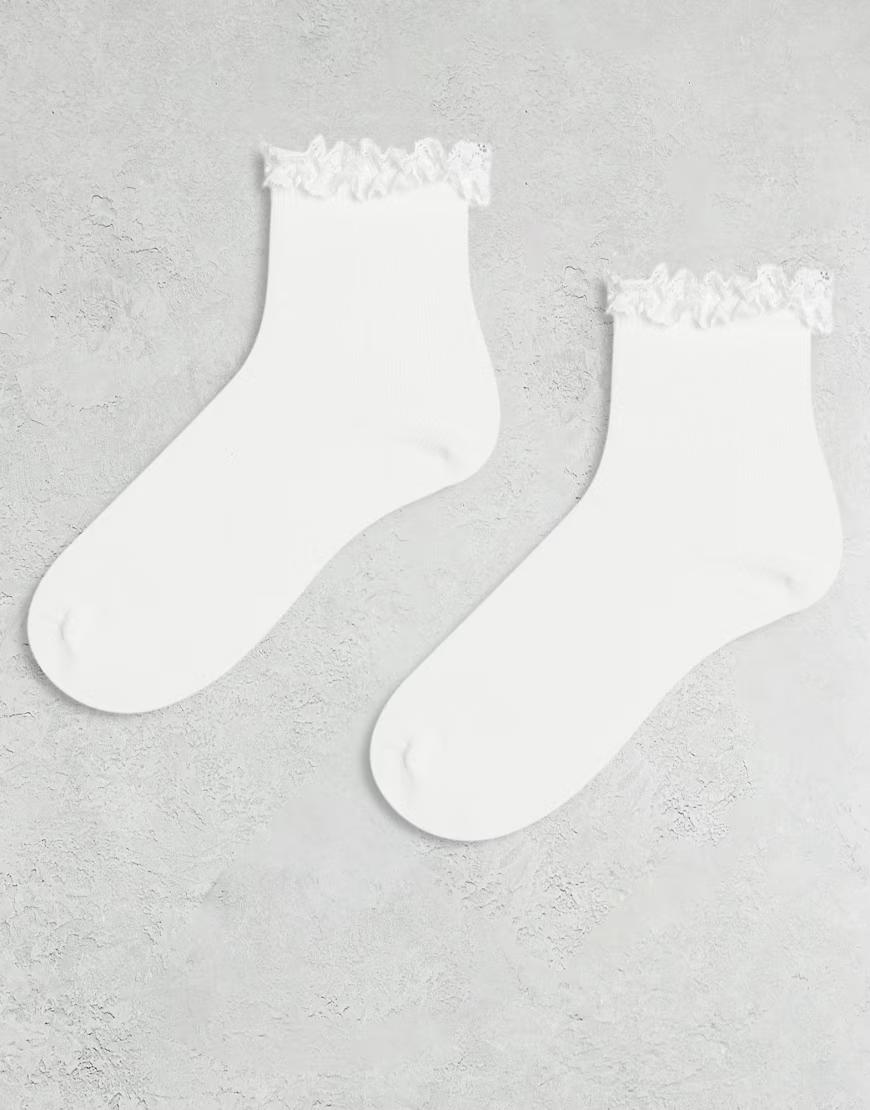 BIAŁE SKARPETY 2-PACK