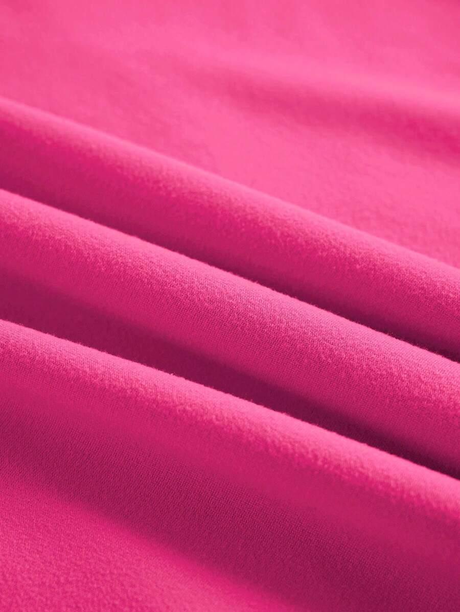 RÓŻOWY T-SHIRT print