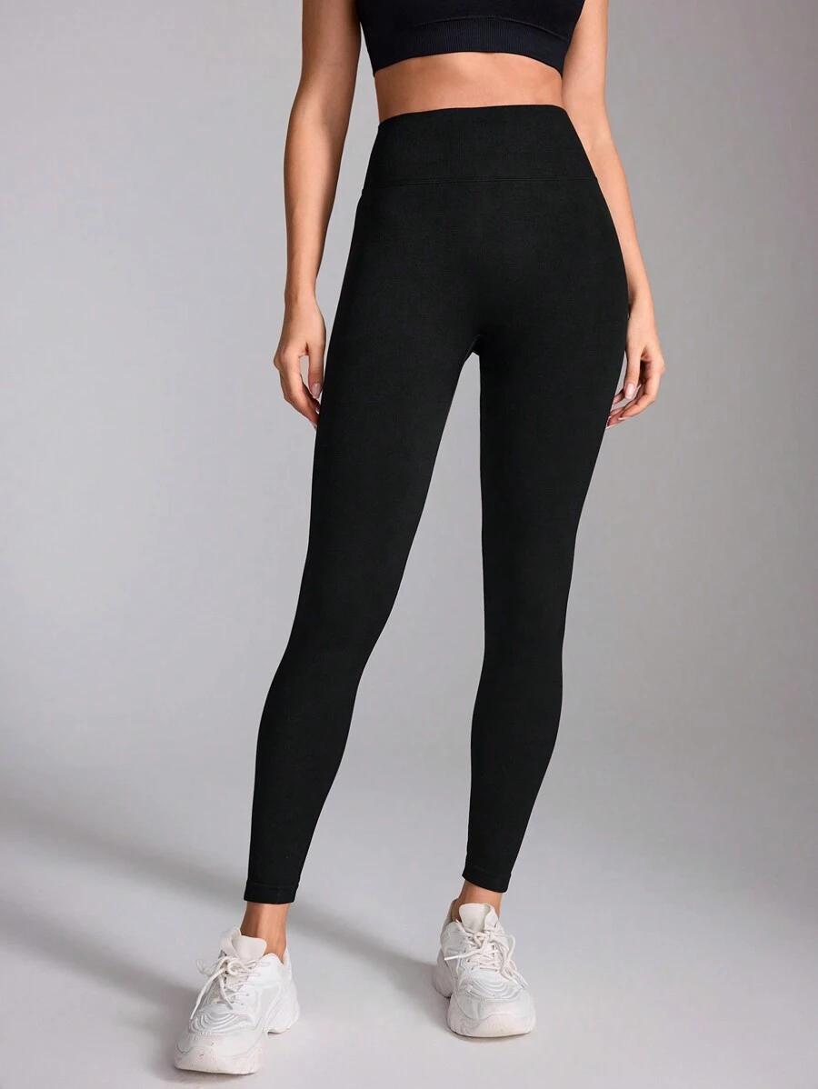 CZARNE LEGGINSY WYSOKI STAN