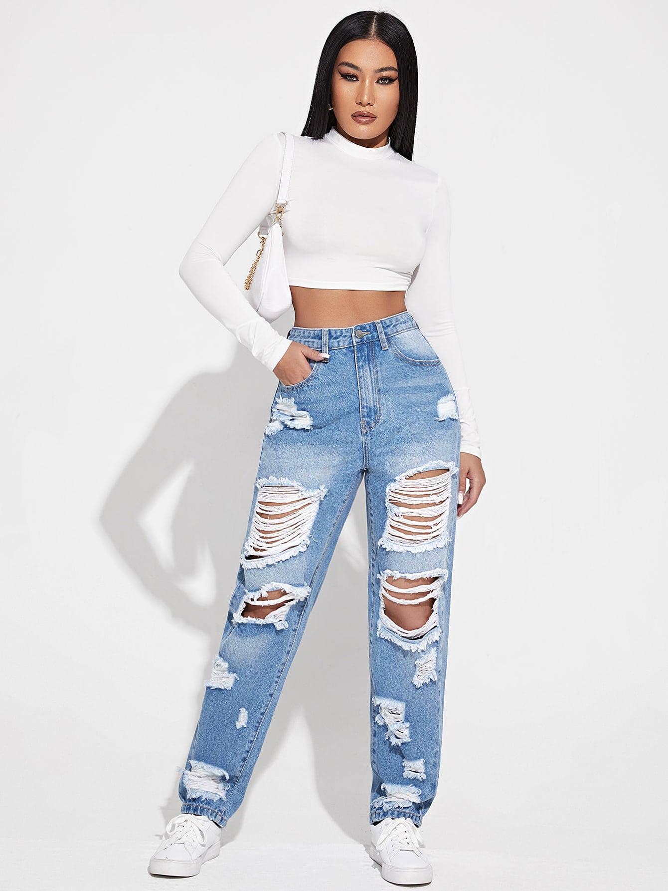 NIEBIESKIE SPODNIE JEANS