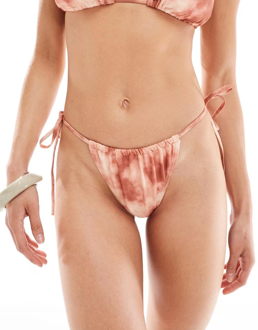 dół od bikini tie dye wiązanie