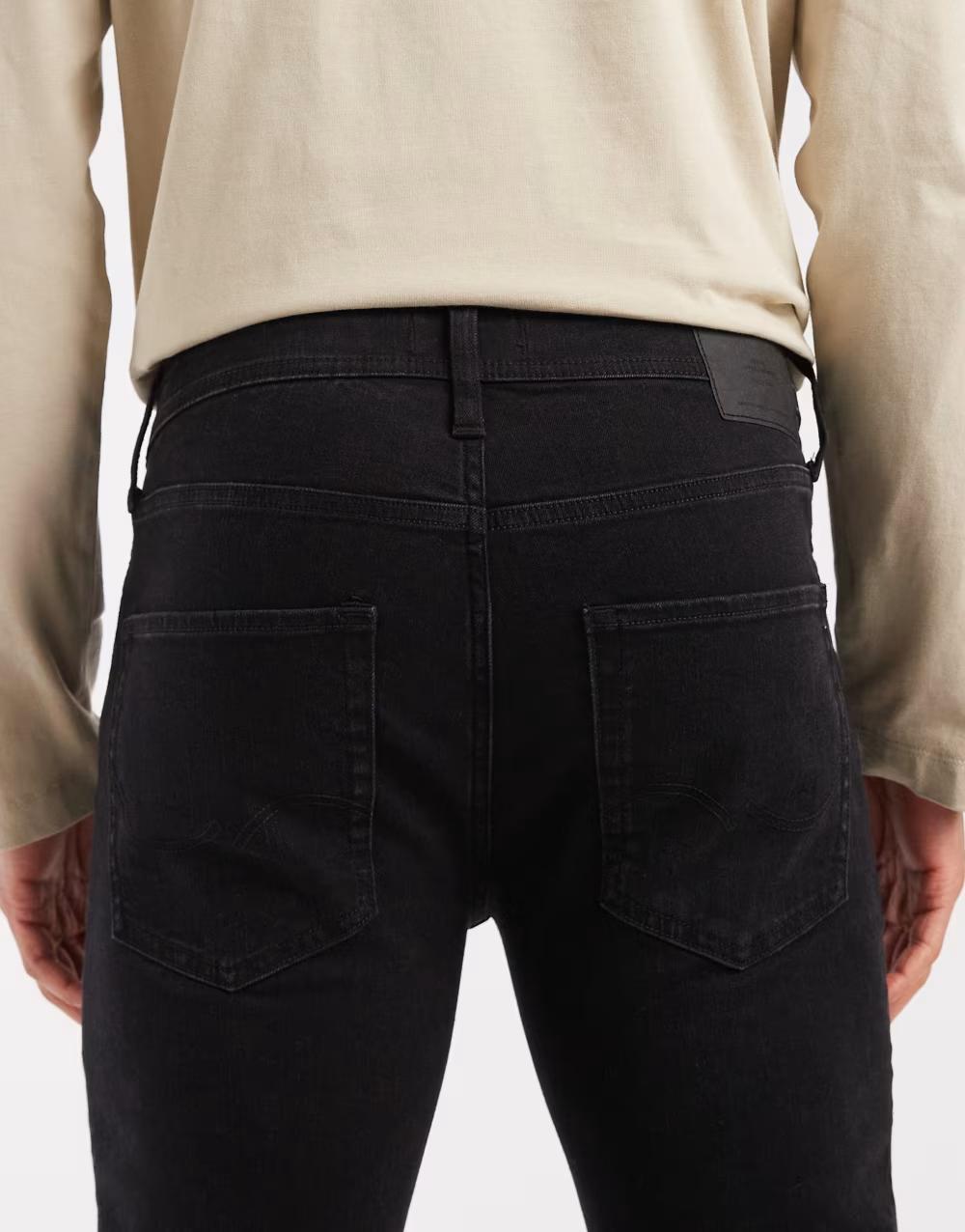 CZARNE SPODNIE JEANS