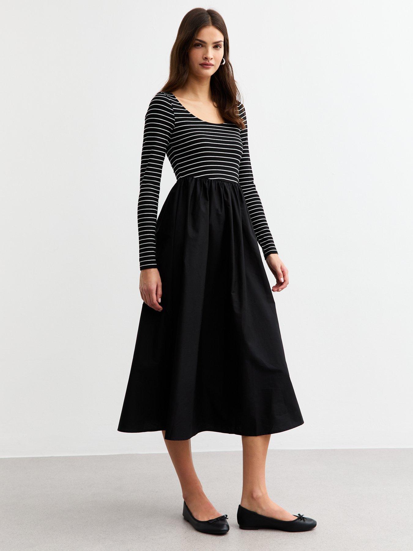 NEW LOOK SUKIENKA MIDI W PASKI 