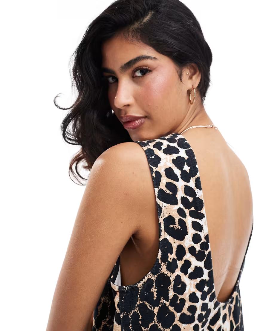 MINI SUKIENKA ANIMAL PRINT