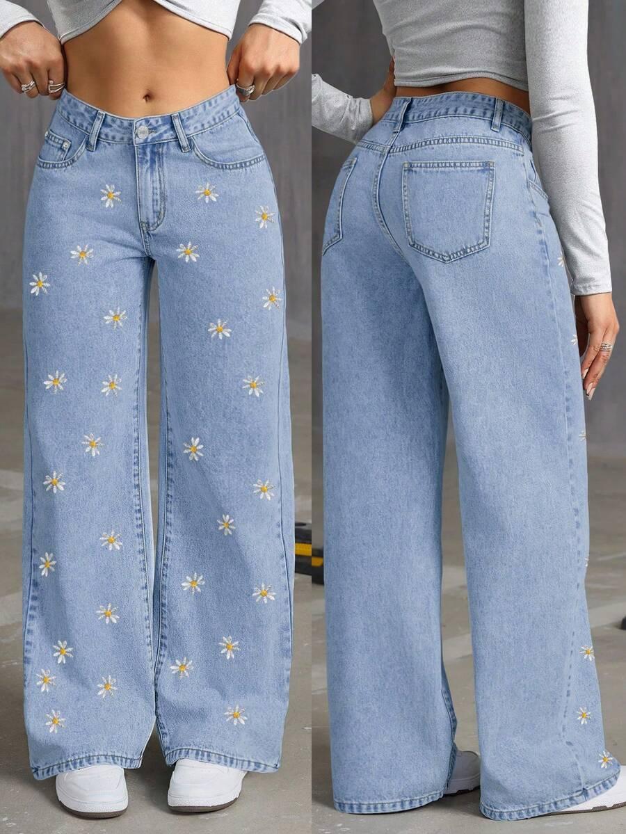 NIEBIESKIE SPODNIE JEANS