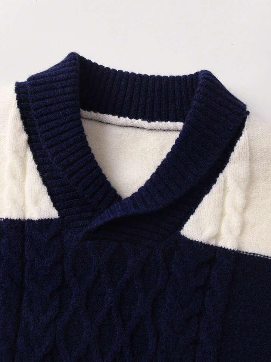 kolorowy sweter print paski 