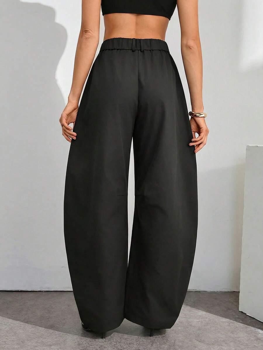 czarne spodnie casual