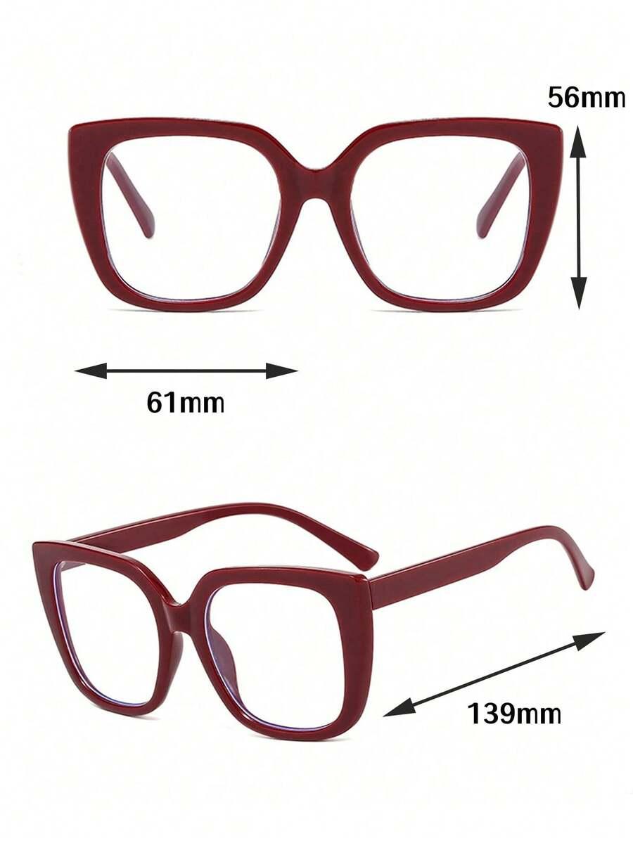 bordowe okulary zerówki 