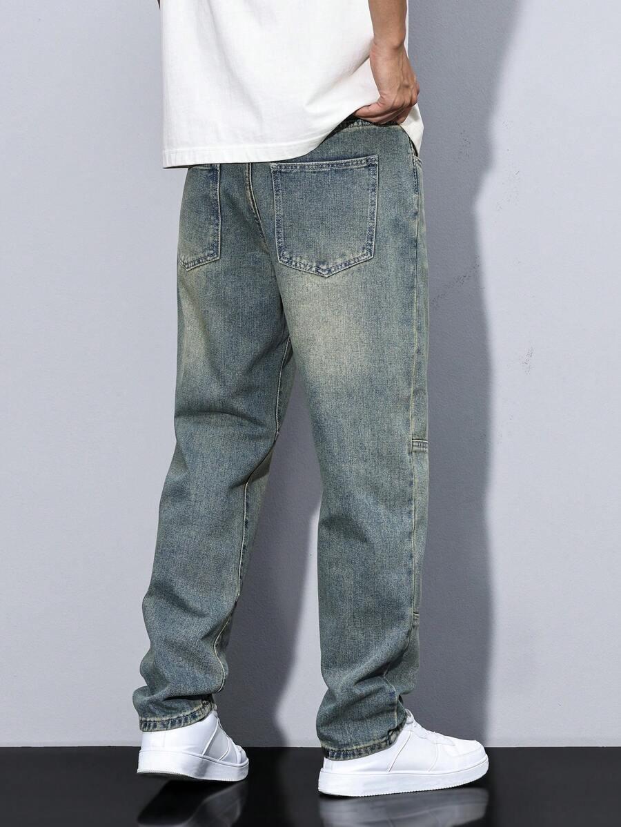 PROSTE SPODNIE JEANS CASUAL 