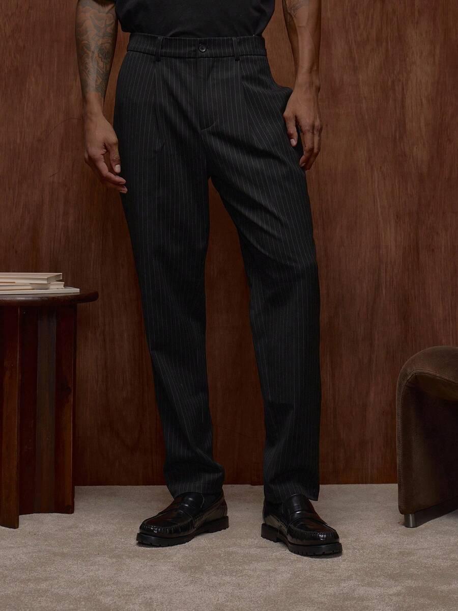 ELEGANCKIE SPODNIE MĘSKIE
