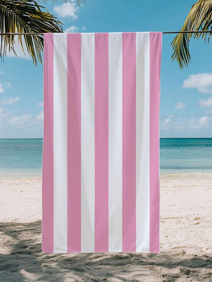 ręcznik plażowy w paski