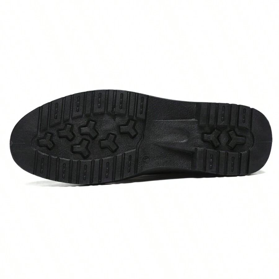 CZARNE BUTY TYPU OXFORD IMITACJA ZAMSZU