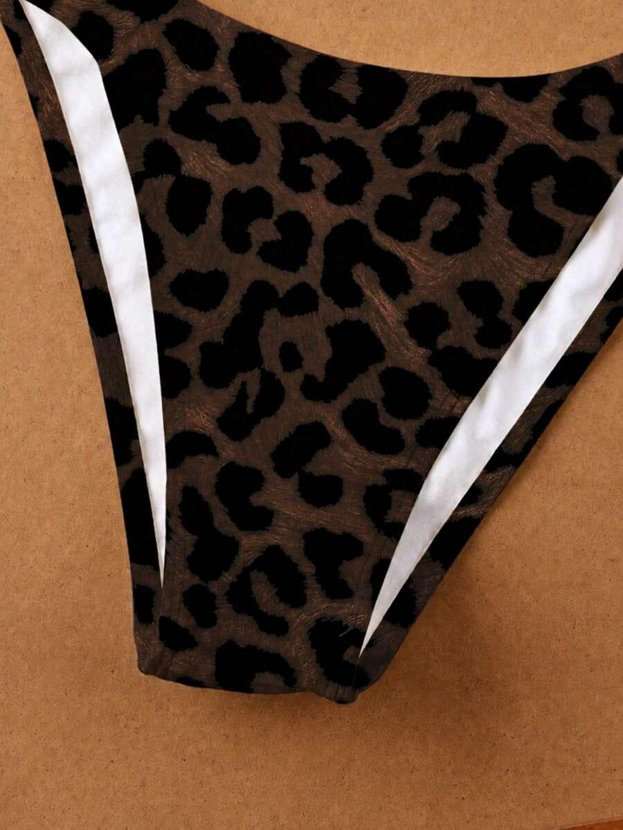 DWUCZĘŚCIOWY STRÓJ KĄPIELOWY ANIMAL PRINT