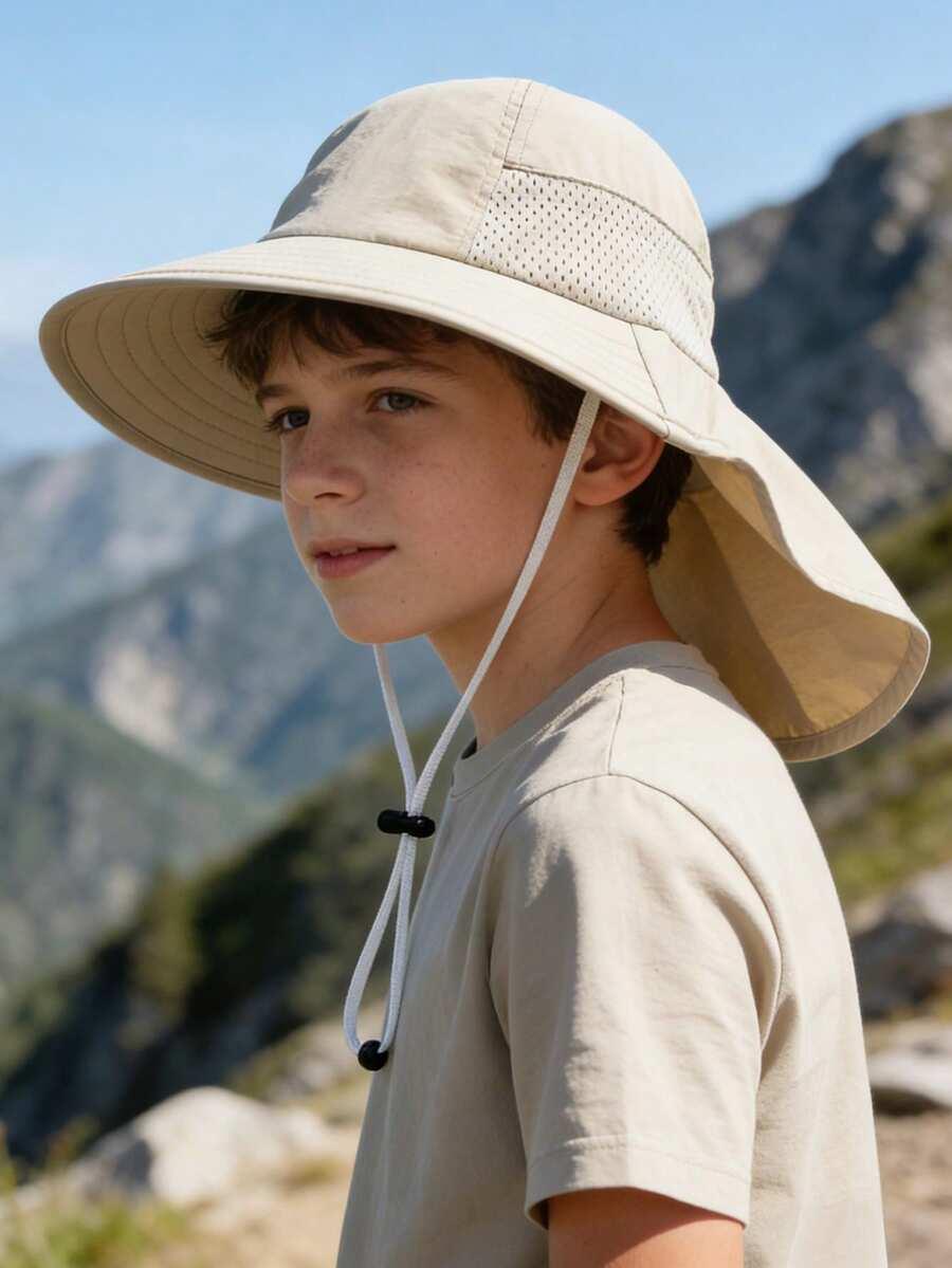 beżowy kapelusz casual