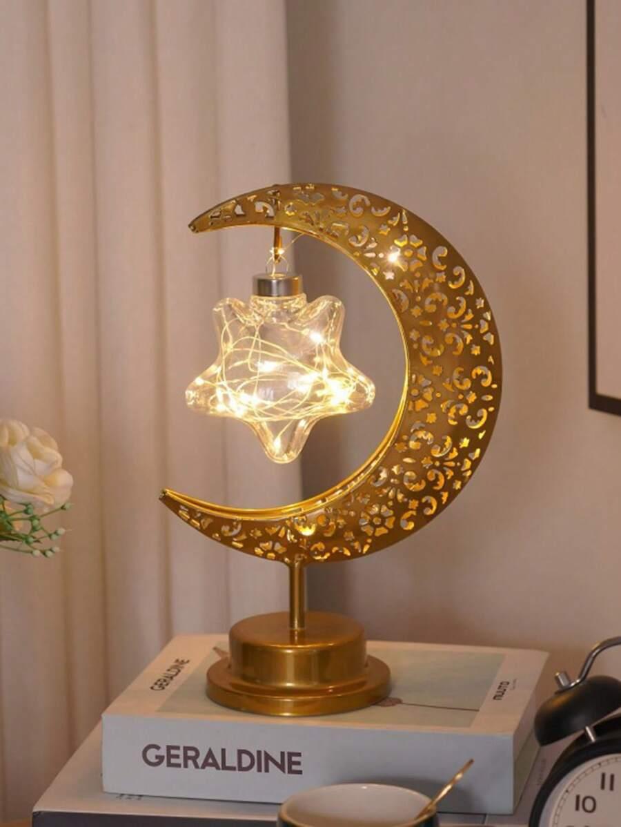 lampa dekoracyjna w kształcie księżyca