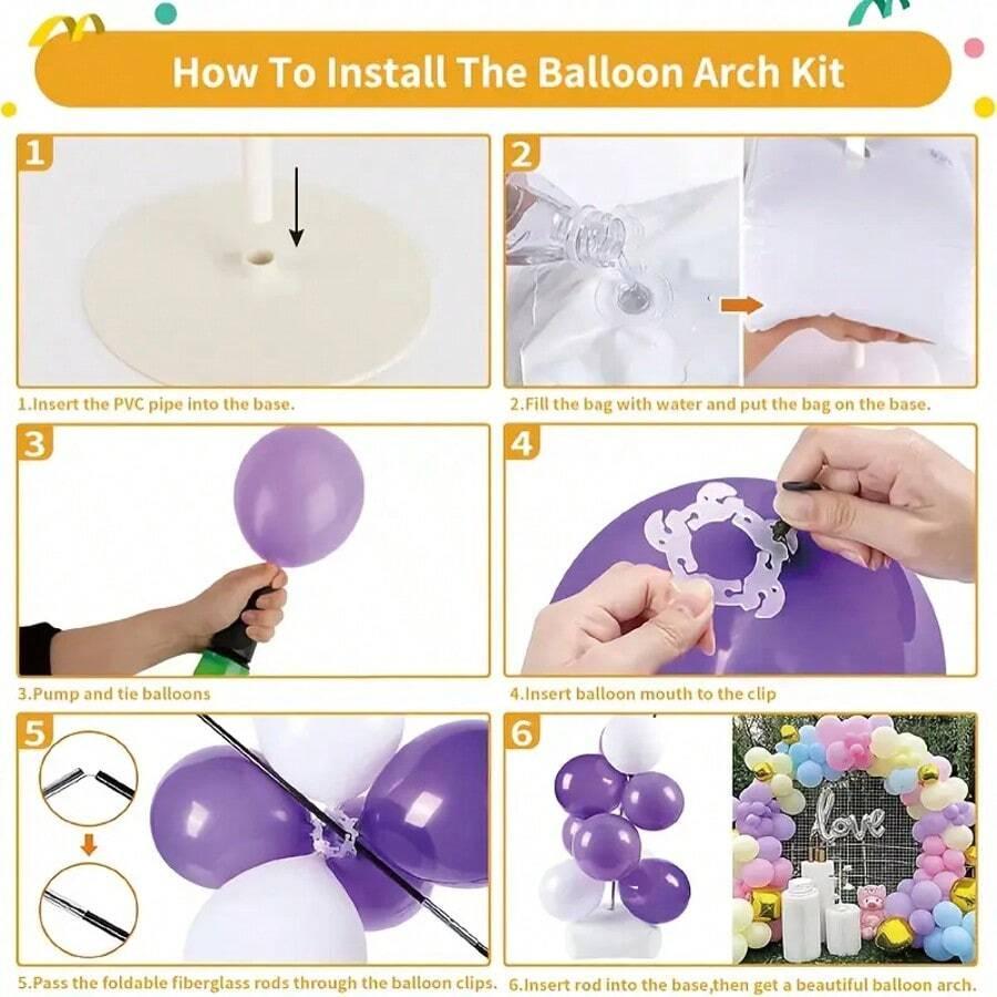 łuk na balony komplet 
