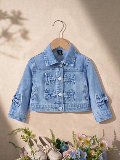KURTKA JEANSOWA DZIECIĘCA 6-9M