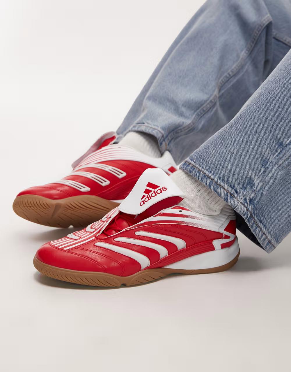 CZERWONE BUTY SPORTOWE PREDATOR SALA