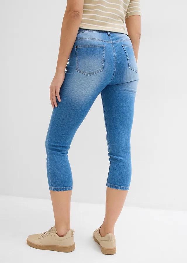 SPODNIE JEANSOWE 7/8