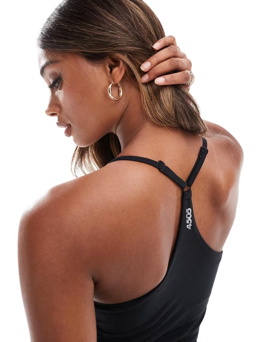 CZARNY SPORTOWY TOP