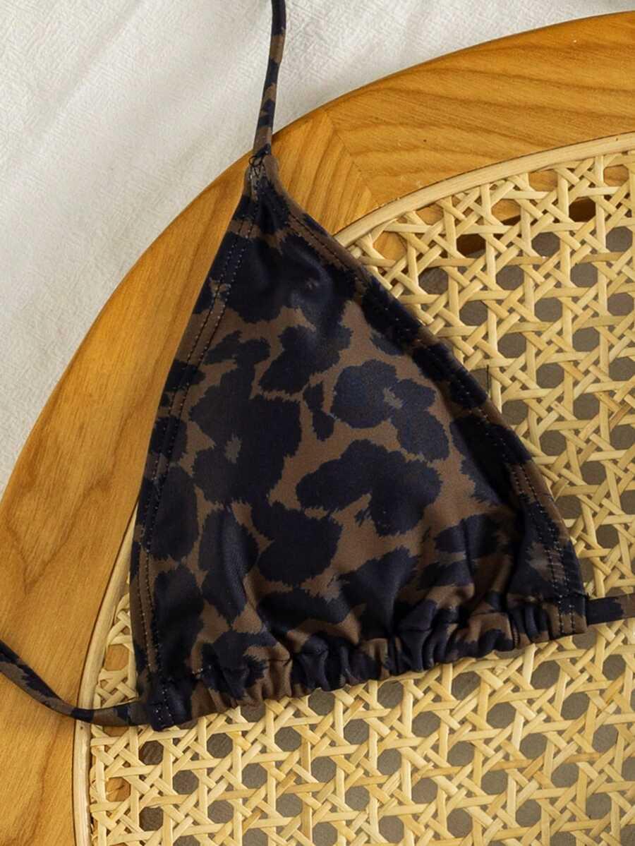 DWUCZĘŚCIOWY STRÓJ KĄPIELOWY ANIMAL PRINT