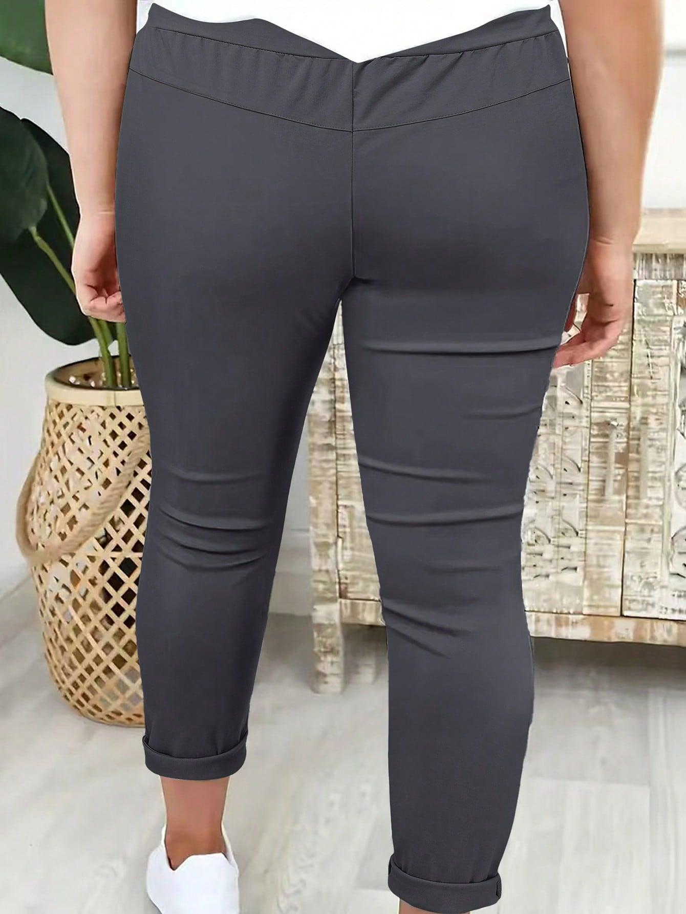 SZARE SPODNIE CASUAL