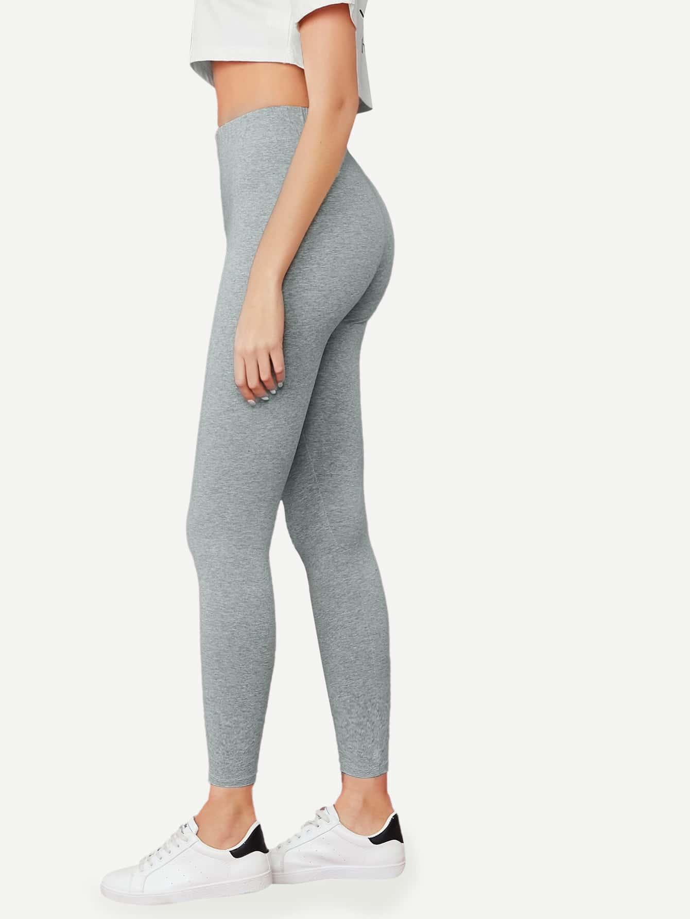 SZARE KLASYCZNE LEGGINSY