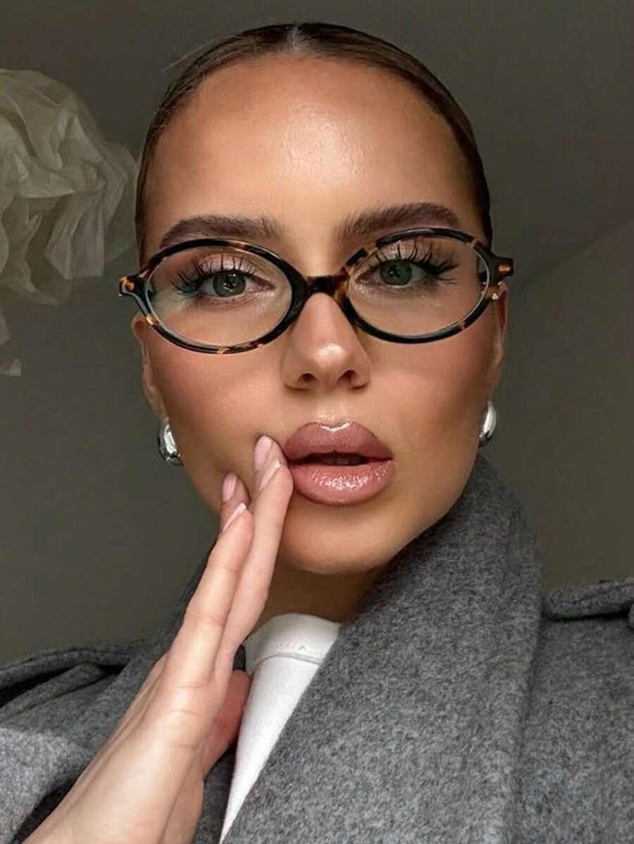 okulary zerówki animal print
