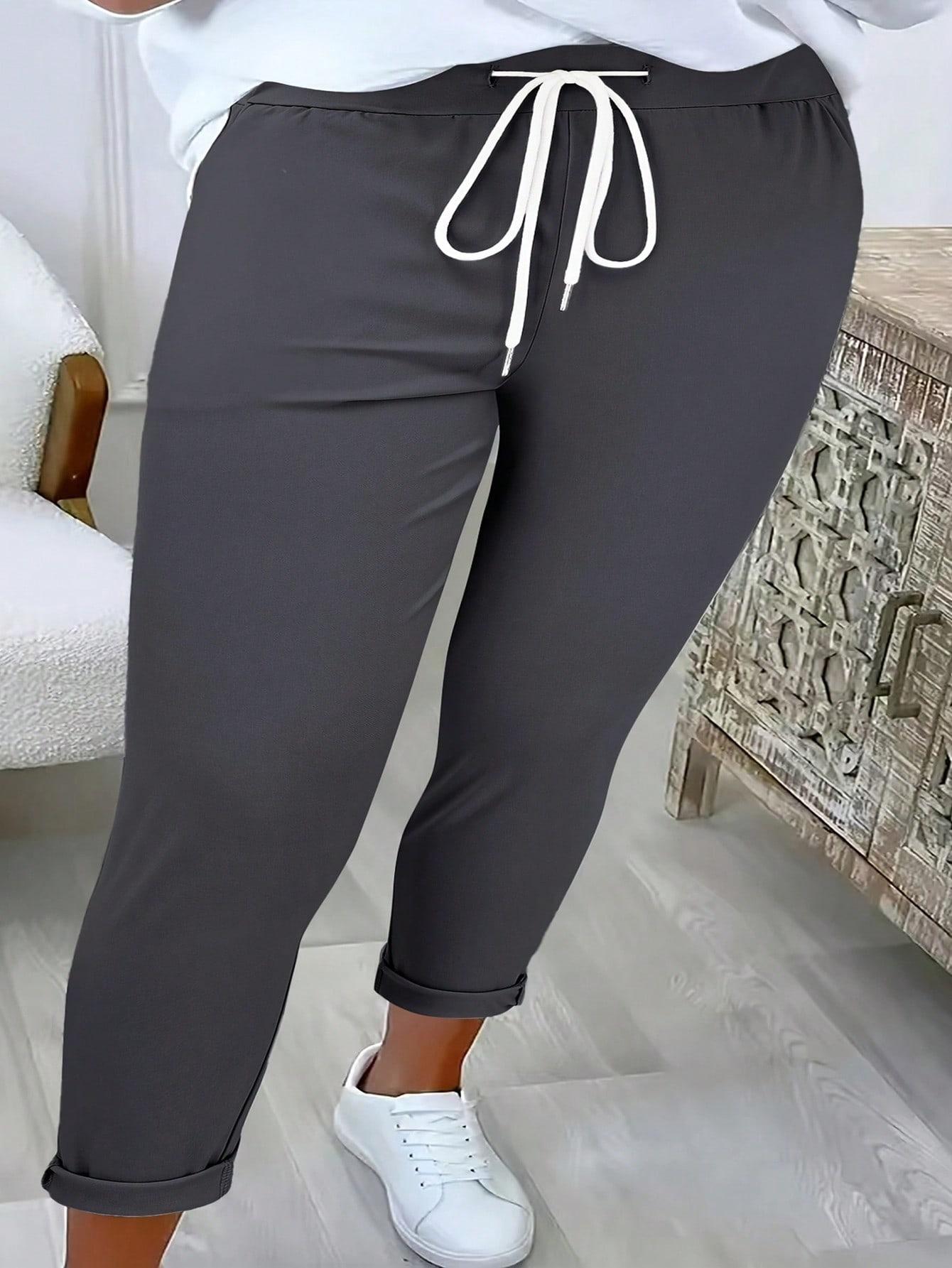 SZARE SPODNIE CASUAL