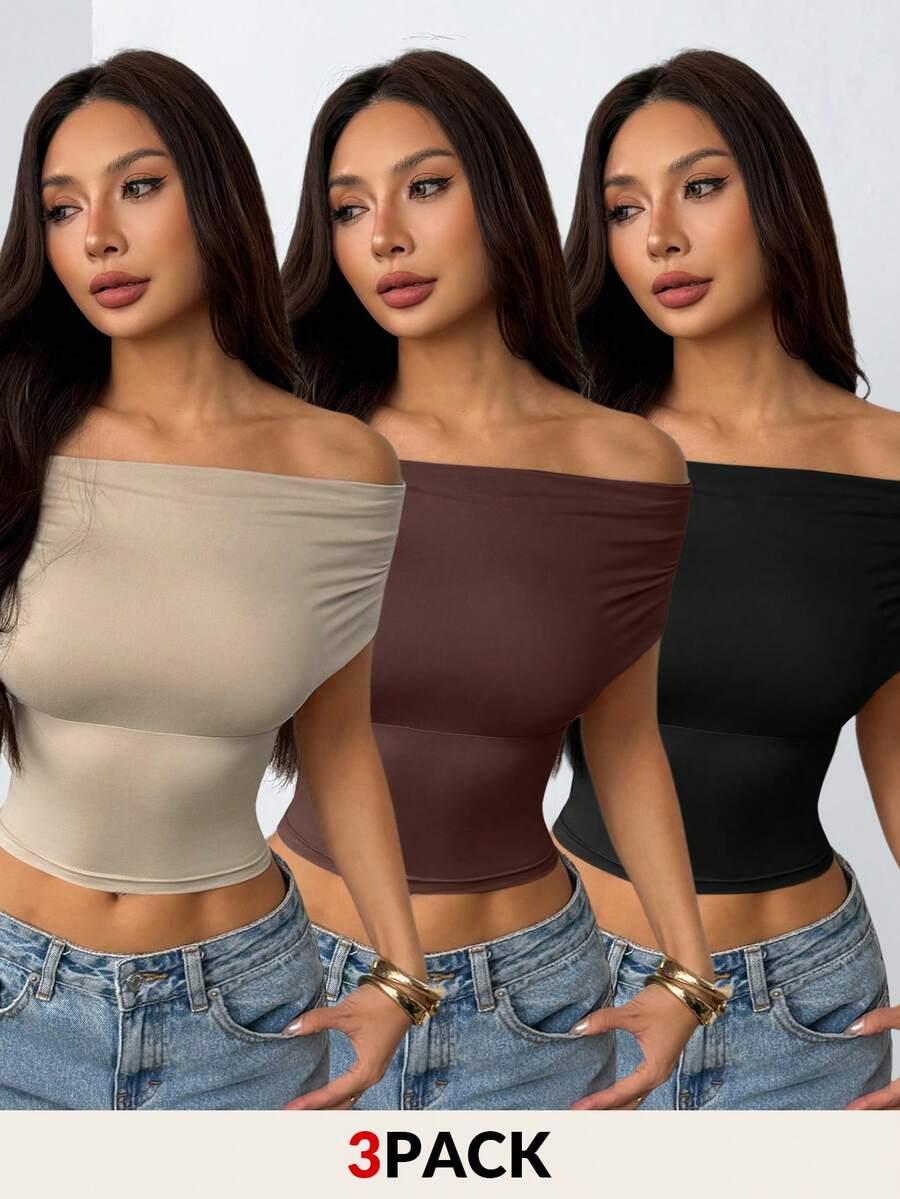 GŁADKI TOP BASIC 3-PACK