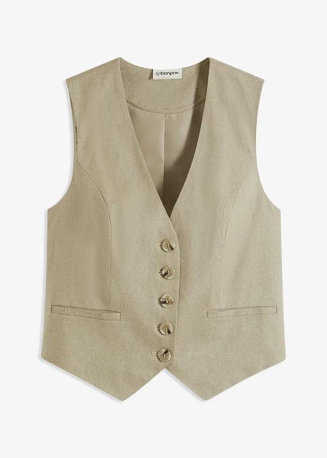 KAMIZELKA DAMSKA PLUS SIZE LEN