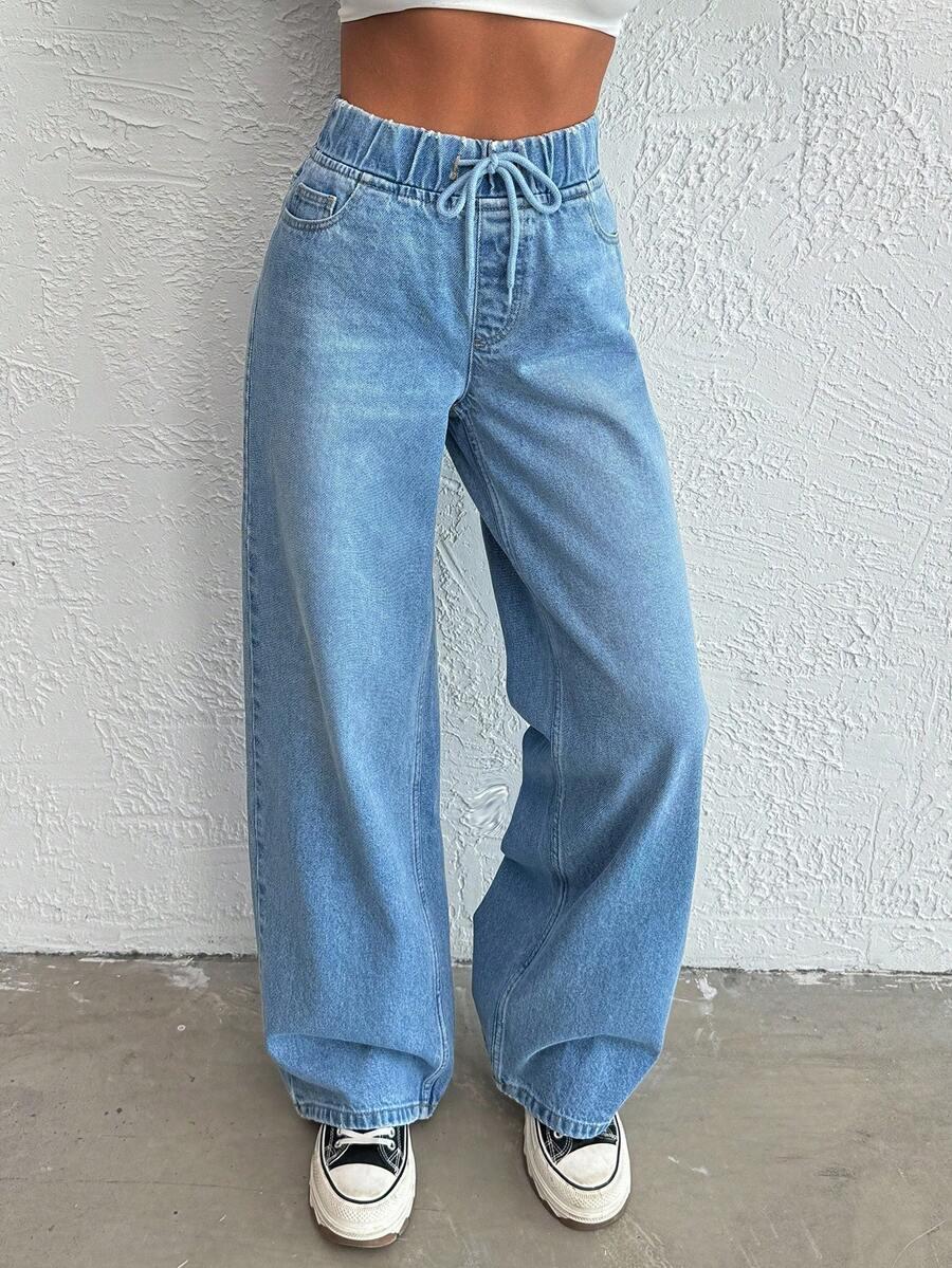 SPODNIE JEANS WYSOKI STAN