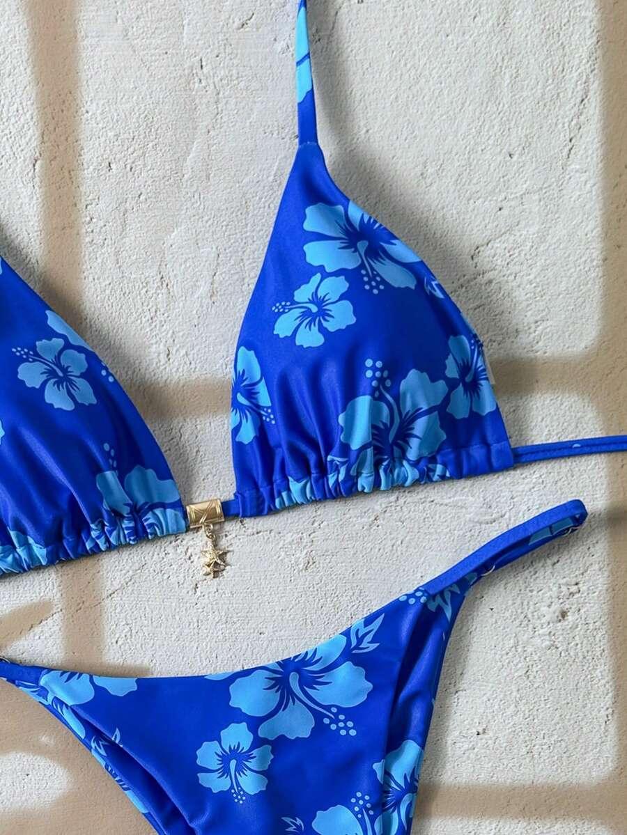 dół od bikini print 