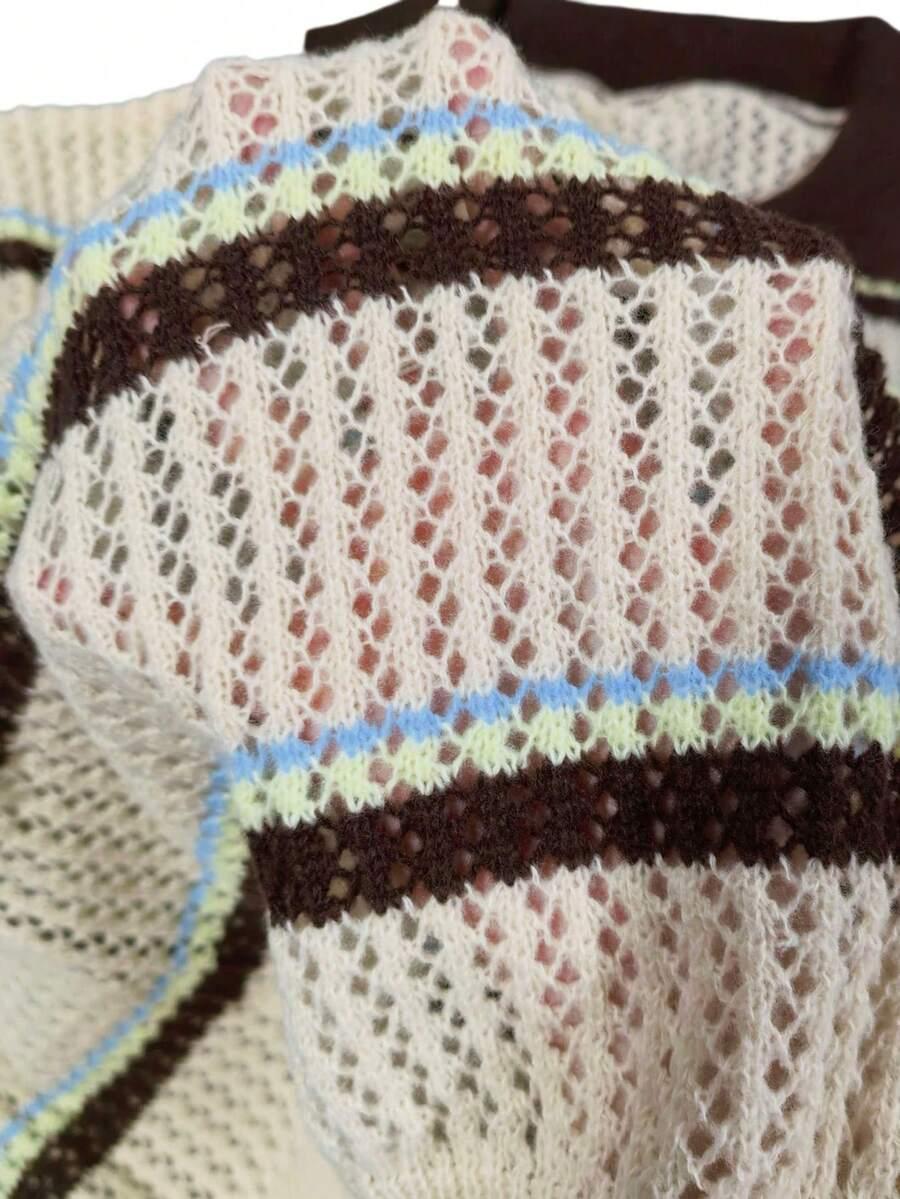 sweter w paski