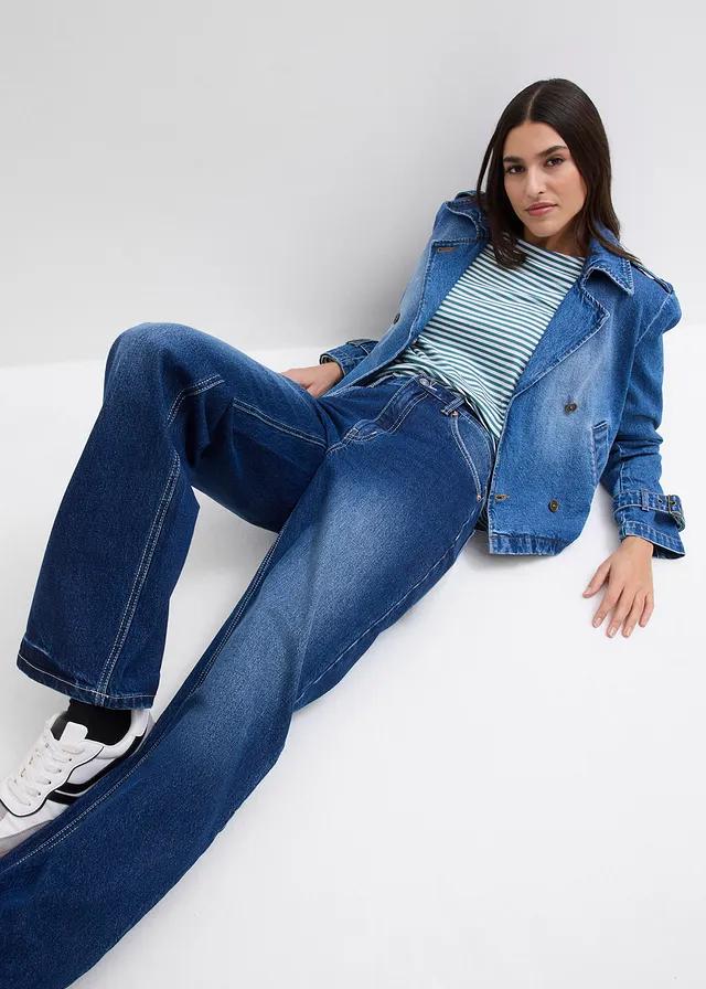 NIEBIESKIE SPODNIE JEANS