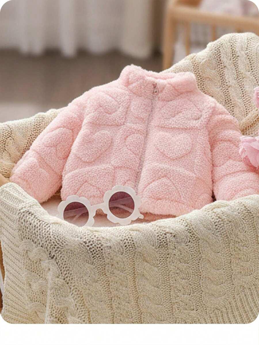 różowa rozpinana bluza miś