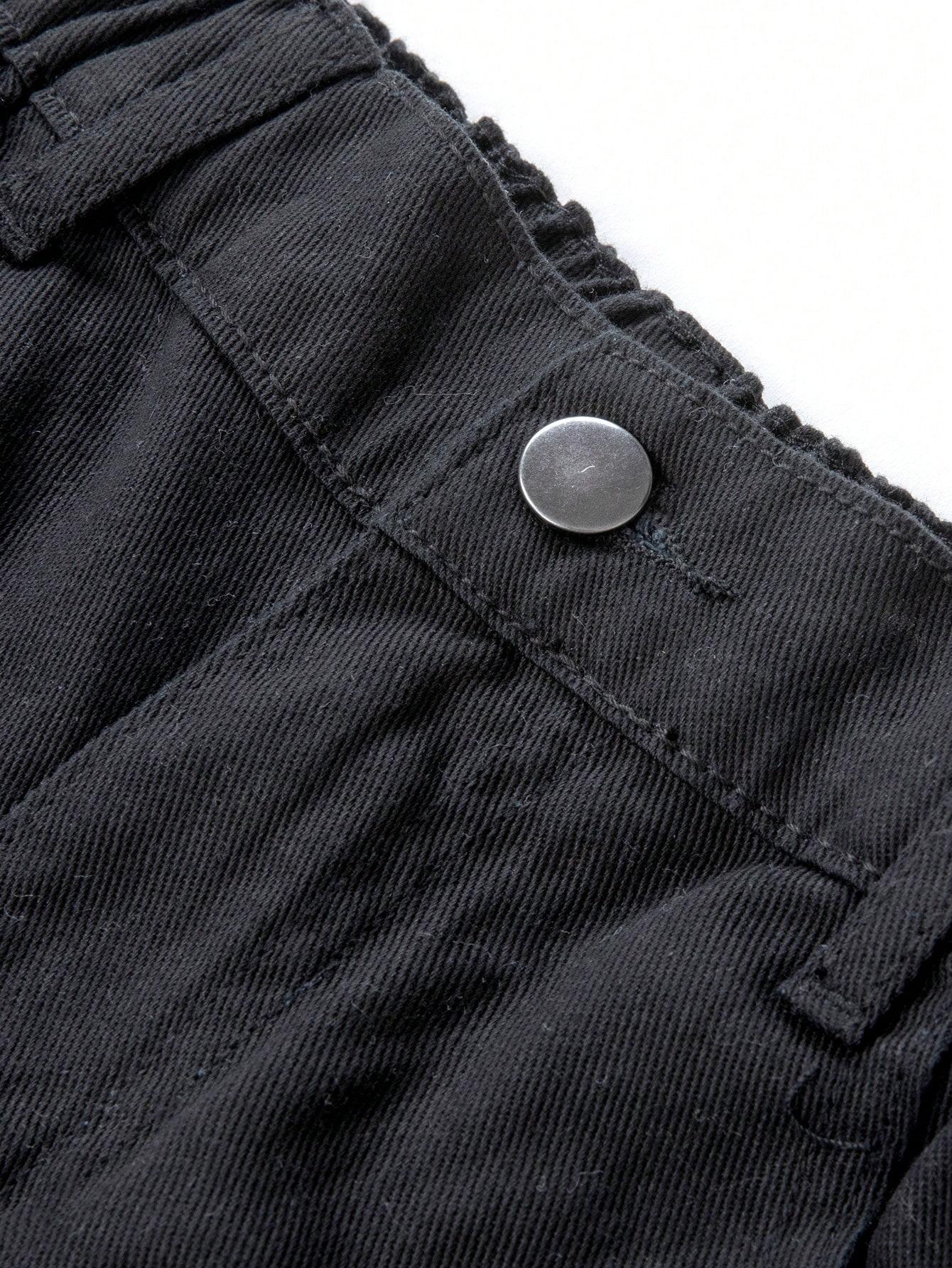 SPODNIE JEANS ZDOBIENIE KOKARDY