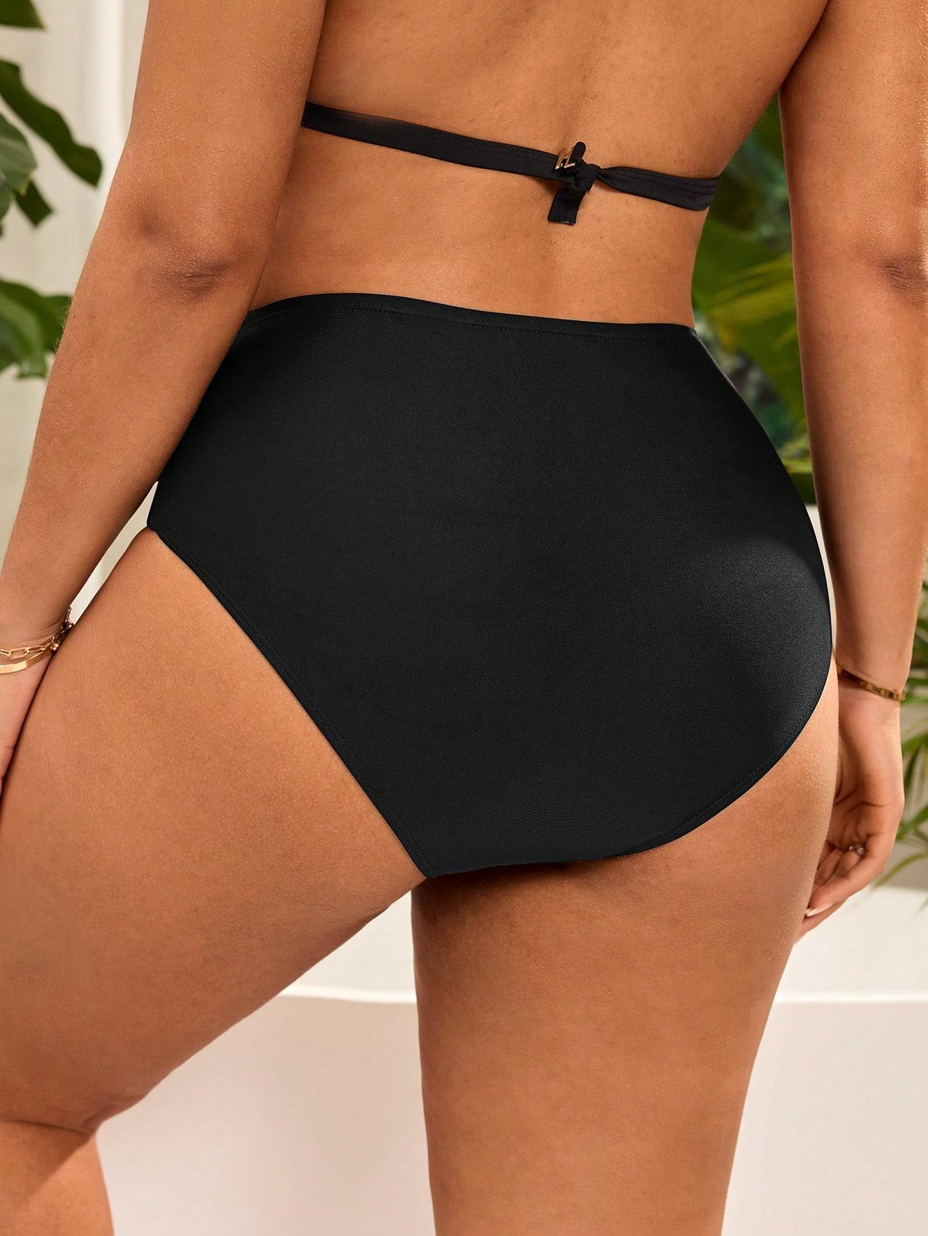 czarny dół od bikini
