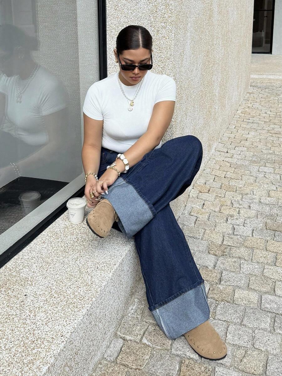 NIEBIESKIE SPODNIE JEANS
