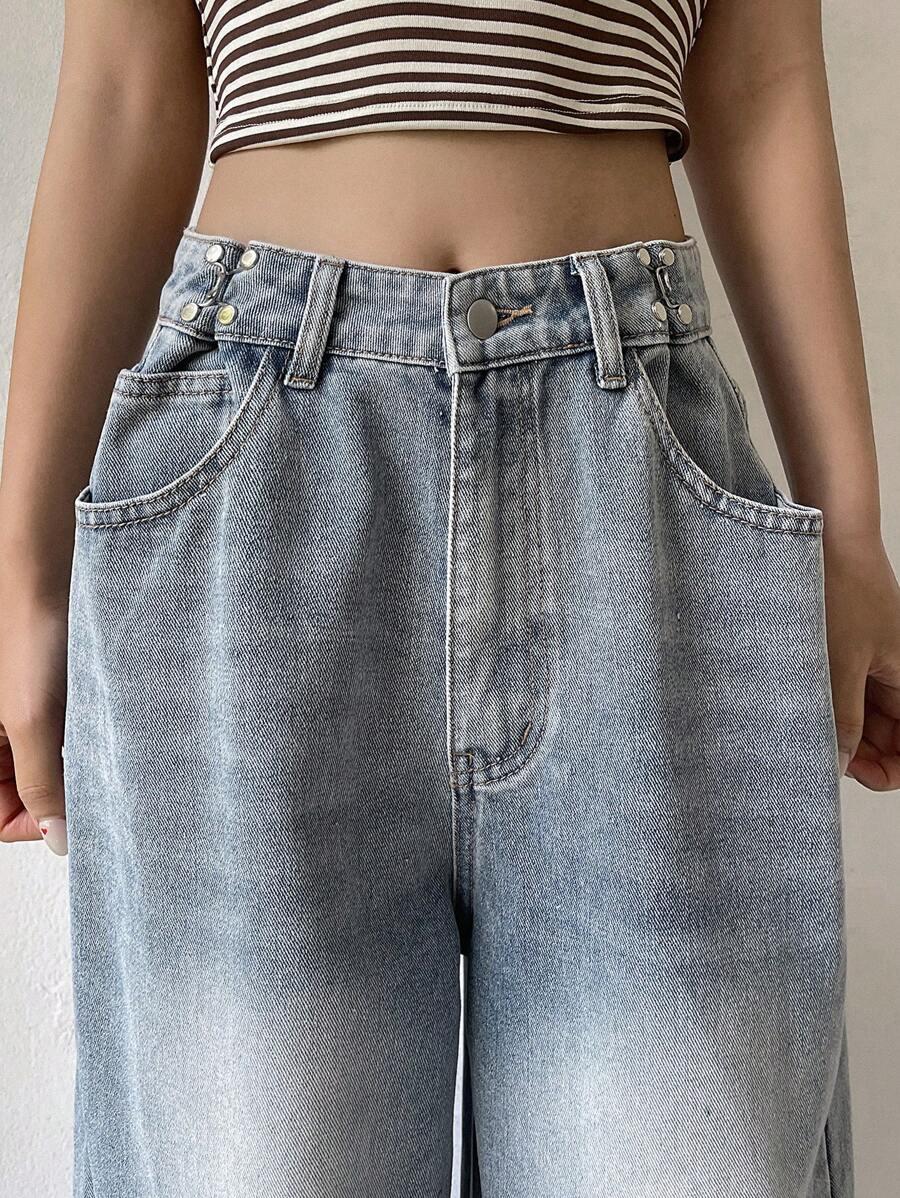 NIEBIESKIE SPODNIE JEANS