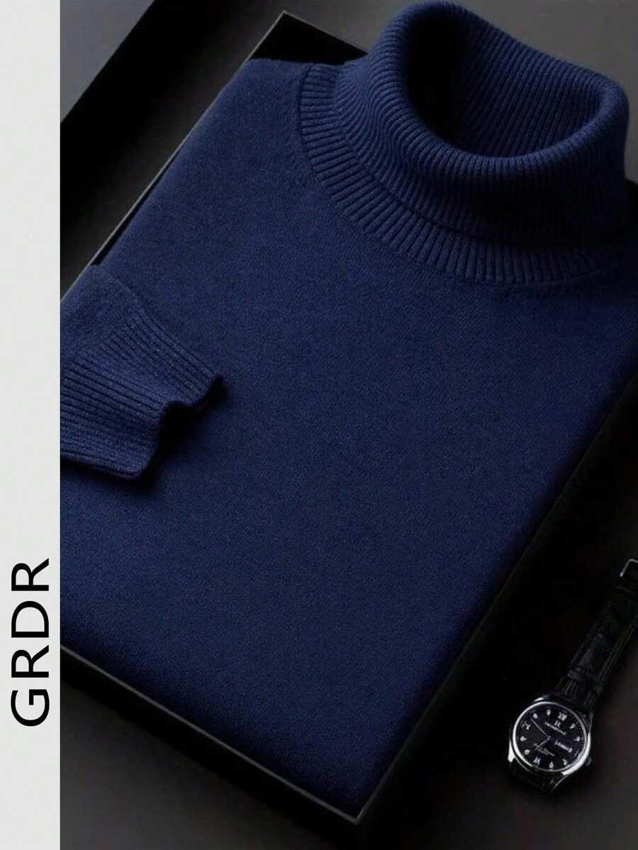GRANATOWY SWETER GOLF