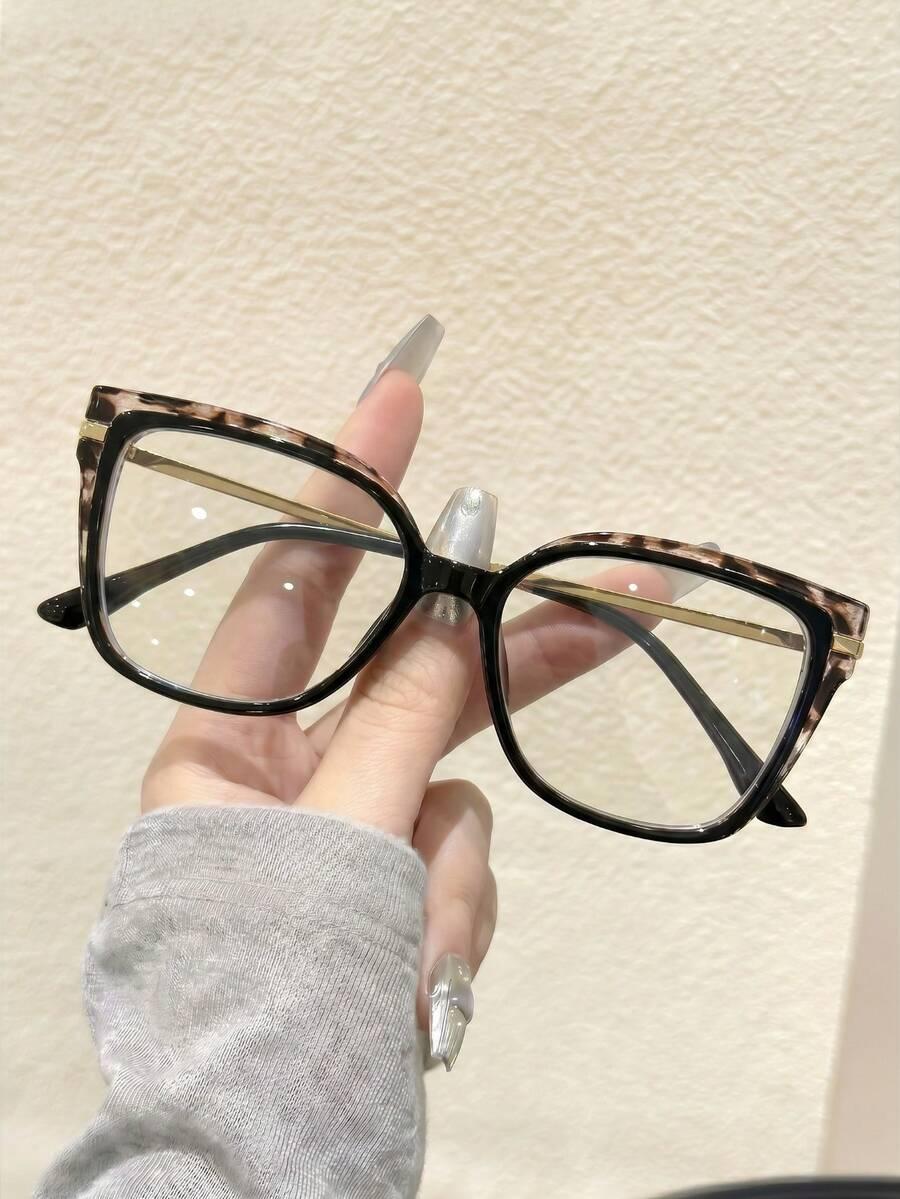 okulary zerówki animal print