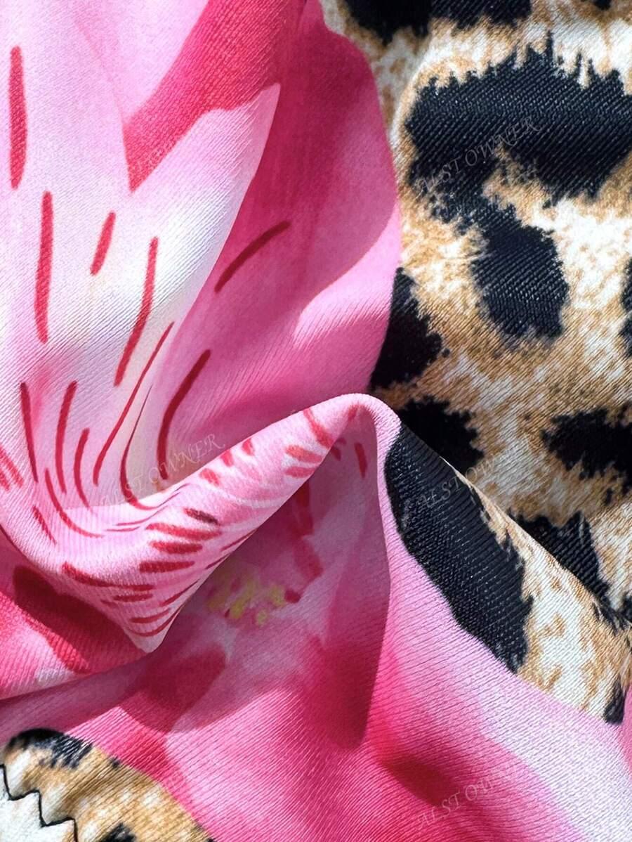 DWUCZĘŚCIOWY STRÓJ KĄPIELOWY ANIMAL PRINT