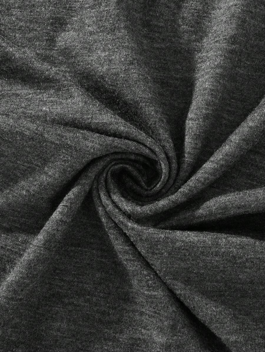 SZARY T-SHIRT PRINT
