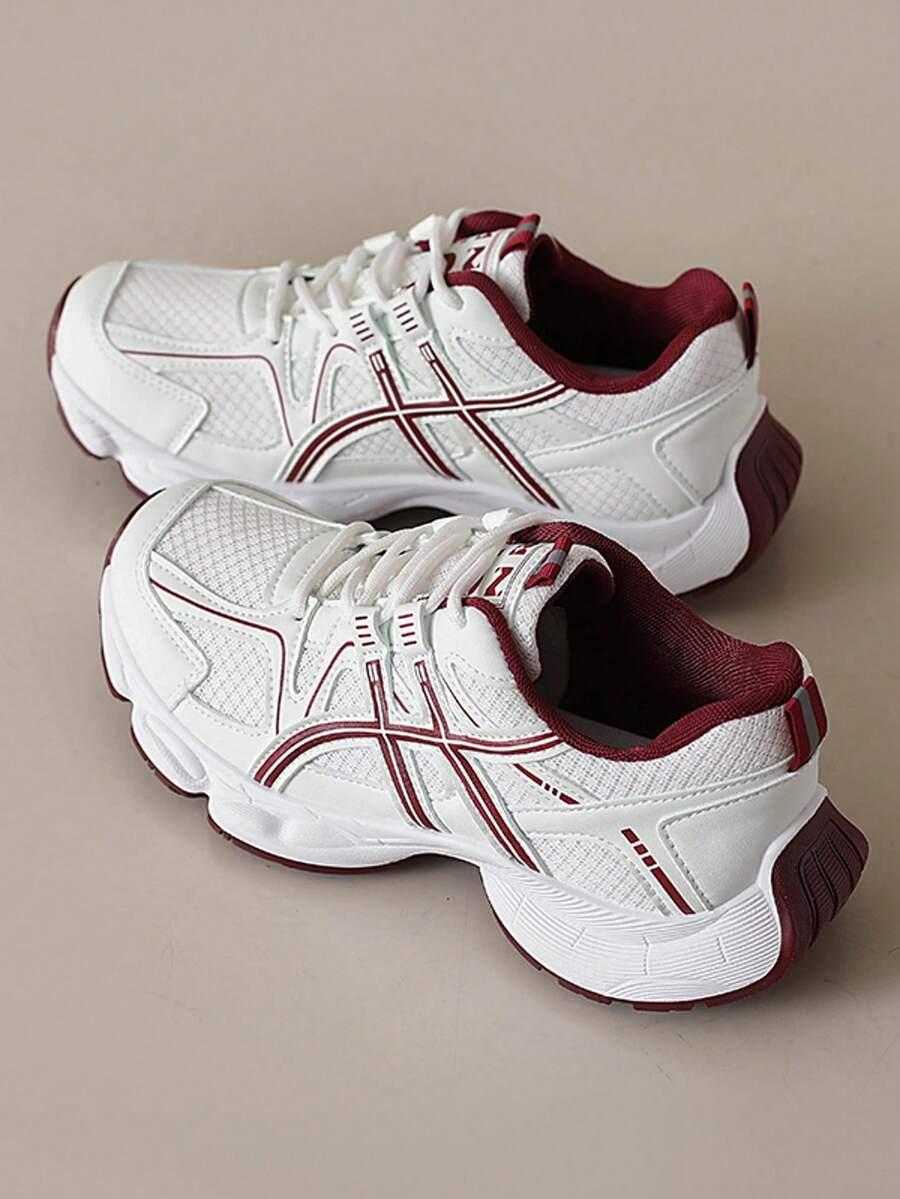 buty sportowe kontrast wstawki